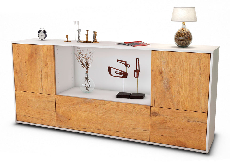 Sideboard Elvezia, Eiche (180x79x35cm)