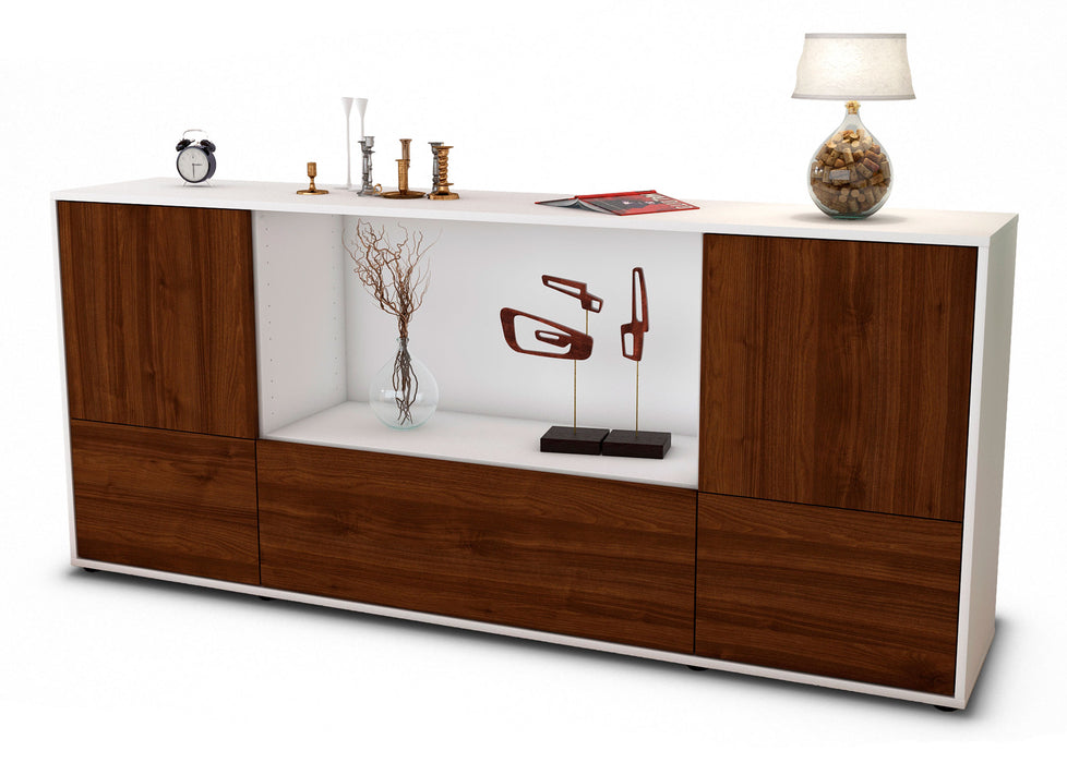 Sideboard Elvezia, Walnuss (180x79x35cm)