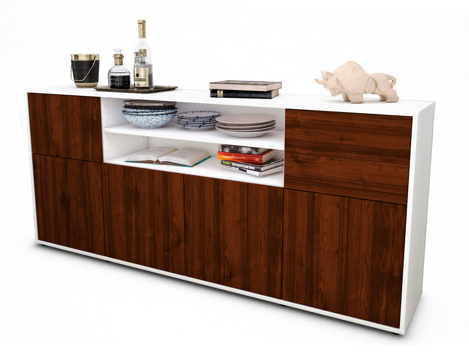 Sideboard Ermelina, Walnuss (180x79x35cm)