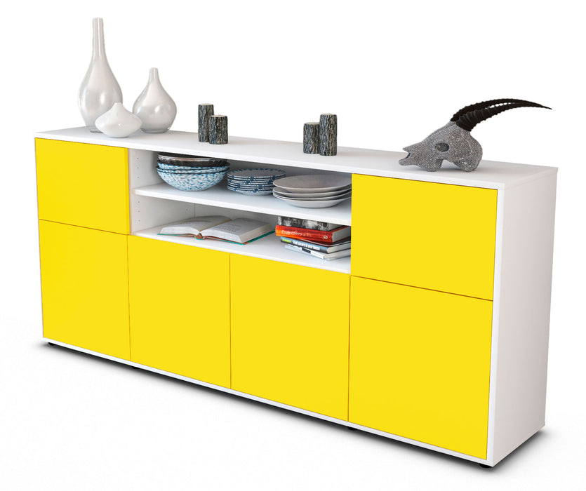 Sideboard Ermelina, Gelb (180x79x35cm)