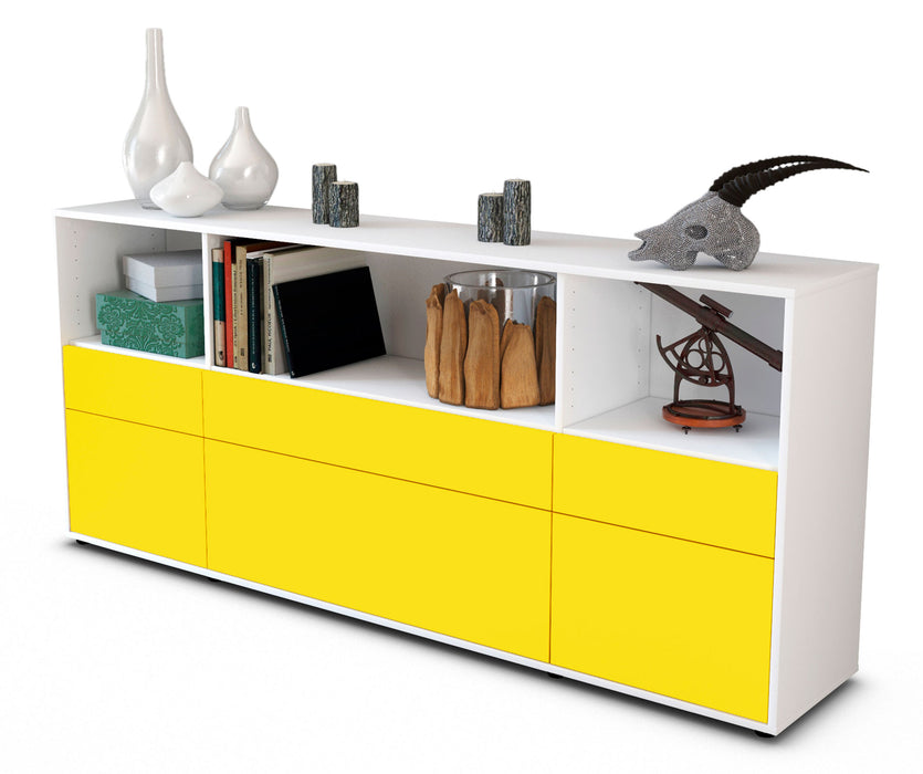 Sideboard Estella, Gelb (180x79x35cm)