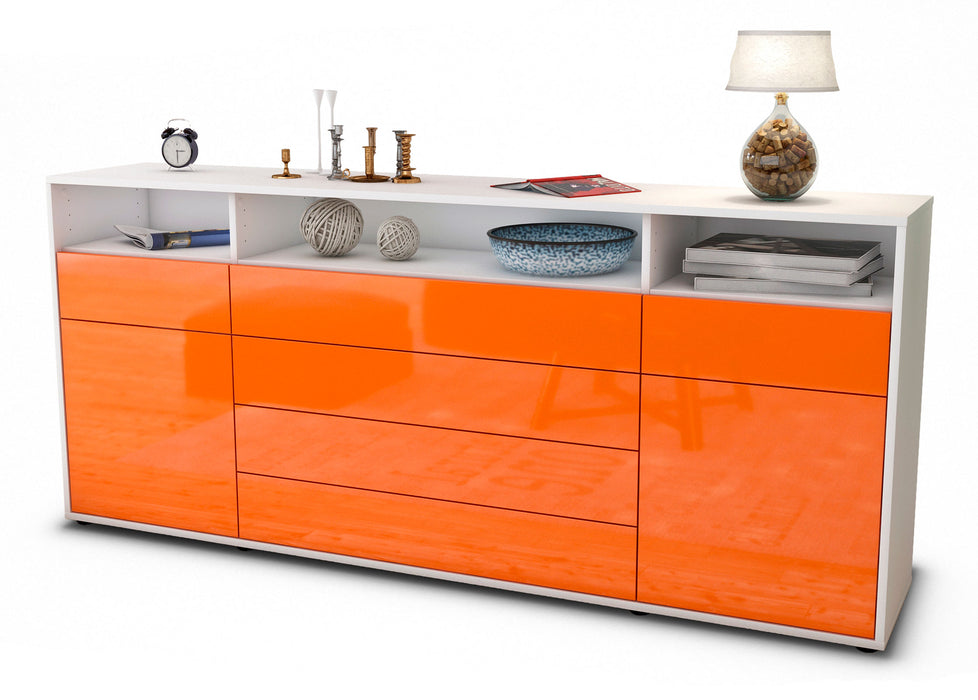 Sideboard Evelina, Orange (180x79x35cm)