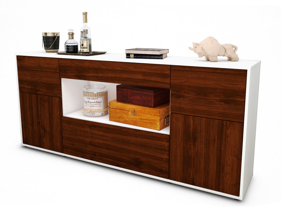 Sideboard Fabiola, Walnuss (180x79x35cm)