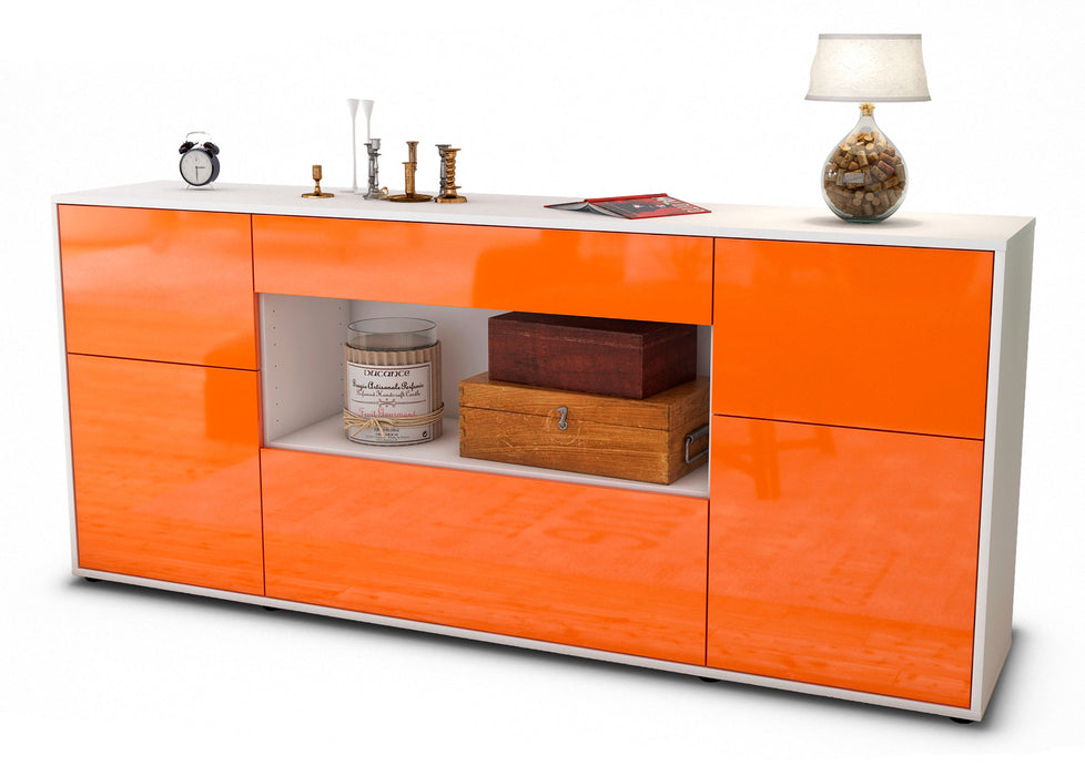 Sideboard Fabiola, Orange (180x79x35cm)