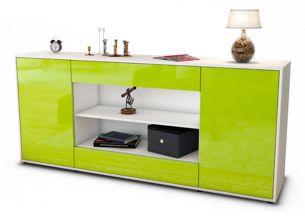 Sideboard Feli, Grün (180x79x35cm)