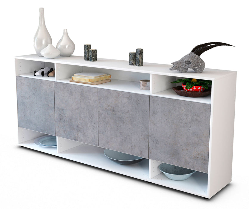 Sideboard Felia, Beton (180x79x35cm)