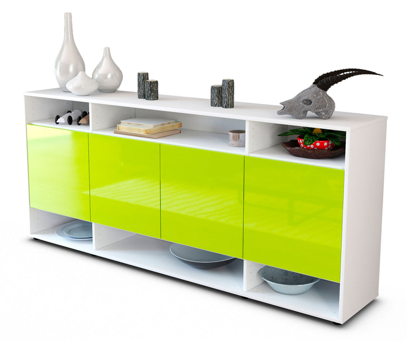 Sideboard Felia, Grün (180x79x35cm)