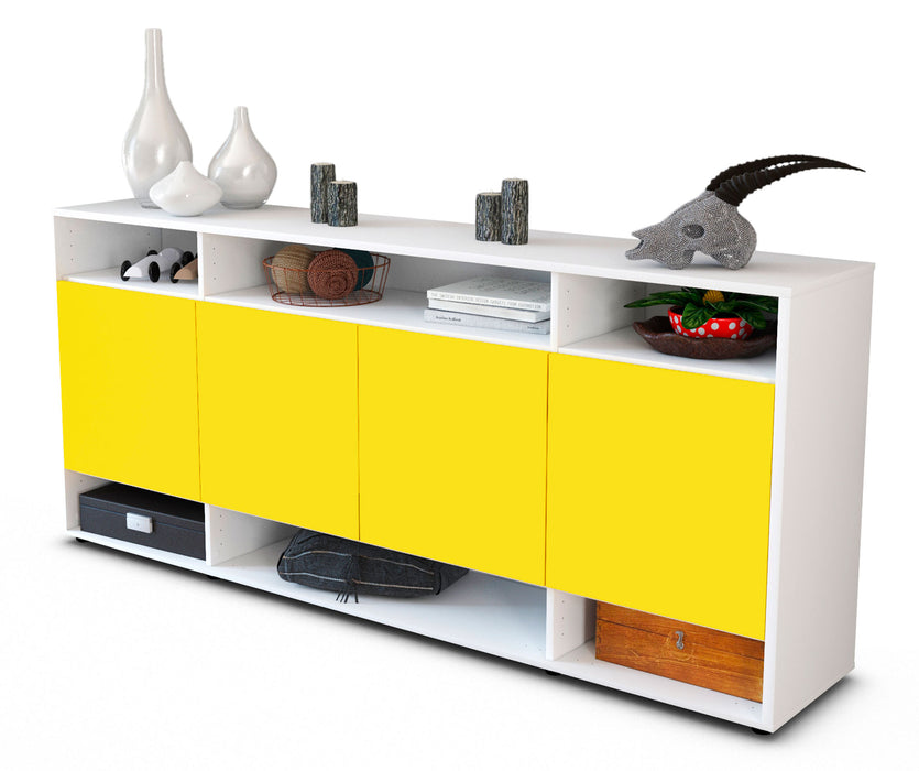 Sideboard Felia, Gelb (180x79x35cm)