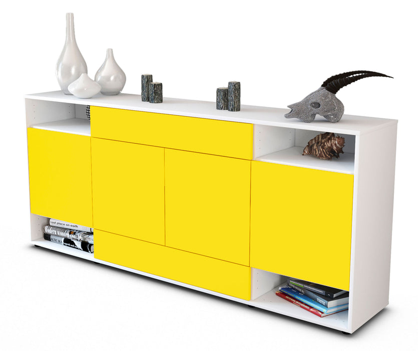 Sideboard Felicia, Gelb (180x79x35cm)