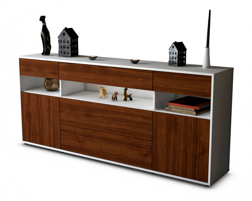 Sideboard Floria, Walnuss (180x79x35cm)