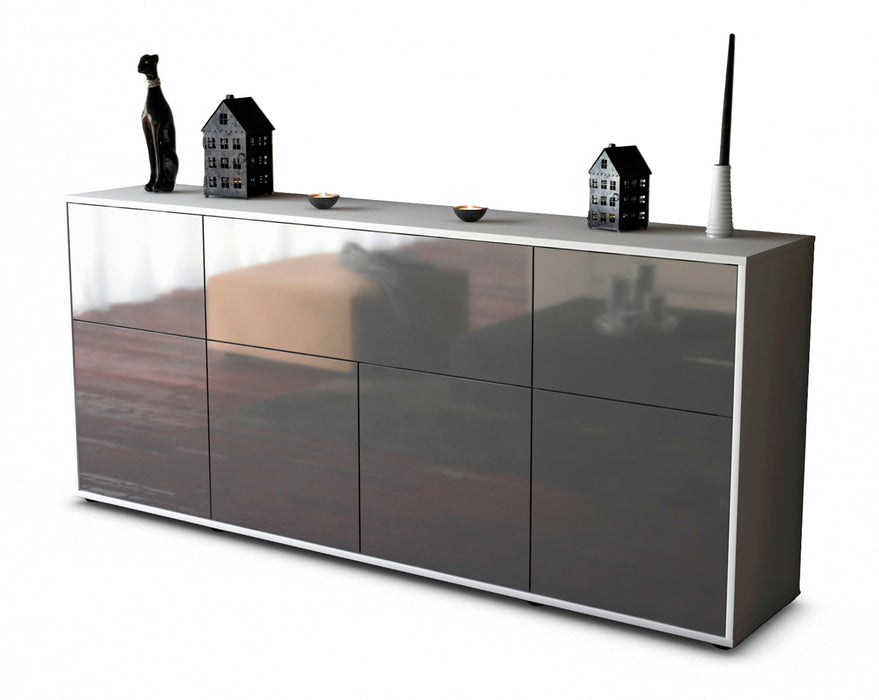 Sideboard Gianna, Grau (180x79x35cm)