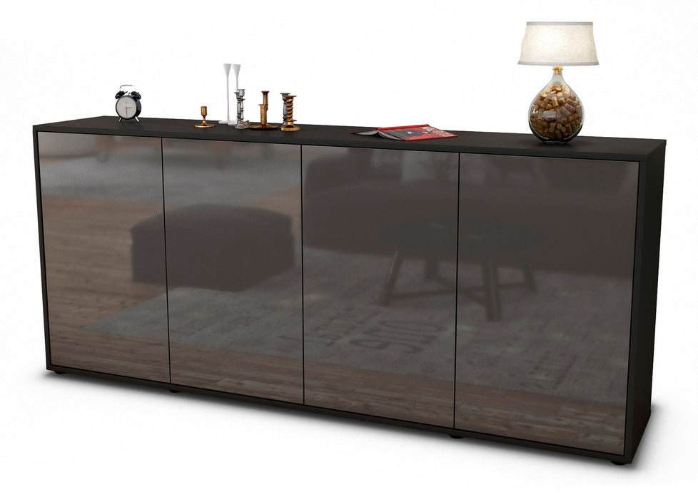 Sideboard Elana, Grau (180x79x35cm)