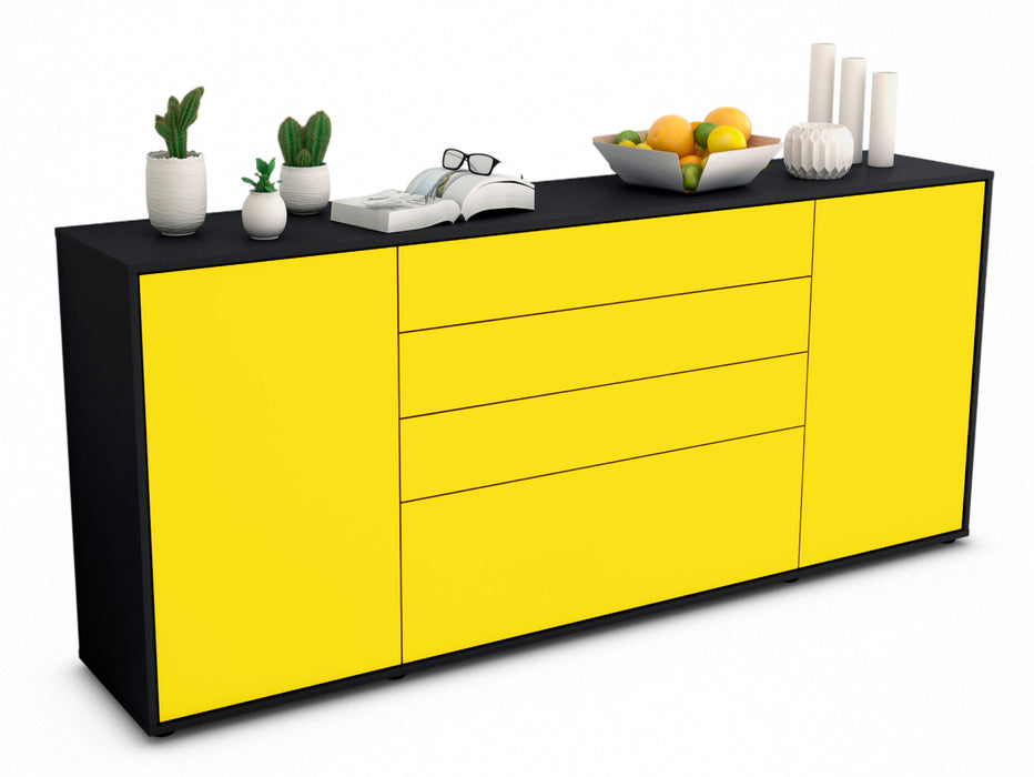 Sideboard Eleni, Gelb (180x79x35cm)