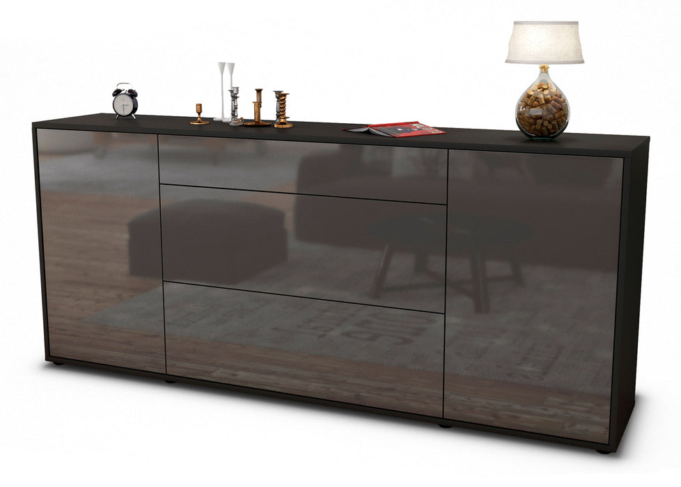 Sideboard Eleonora, Grau (180x79x35cm)