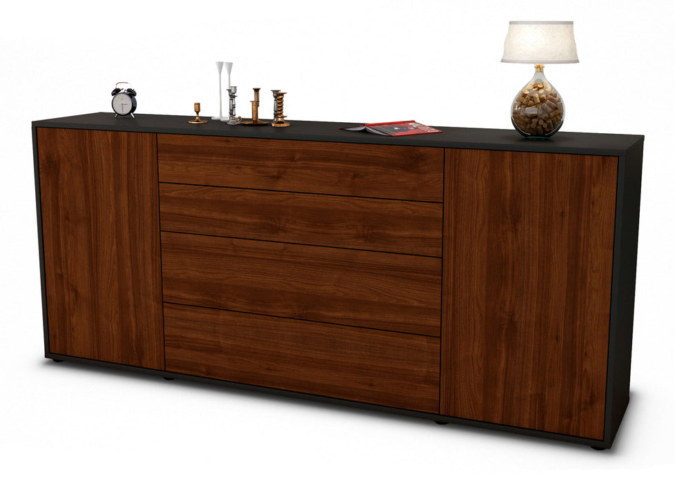 Sideboard Elettra, Walnuss (180x79x35cm)