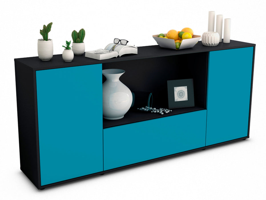 Sideboard Ella, Türkis (180x79x35cm)