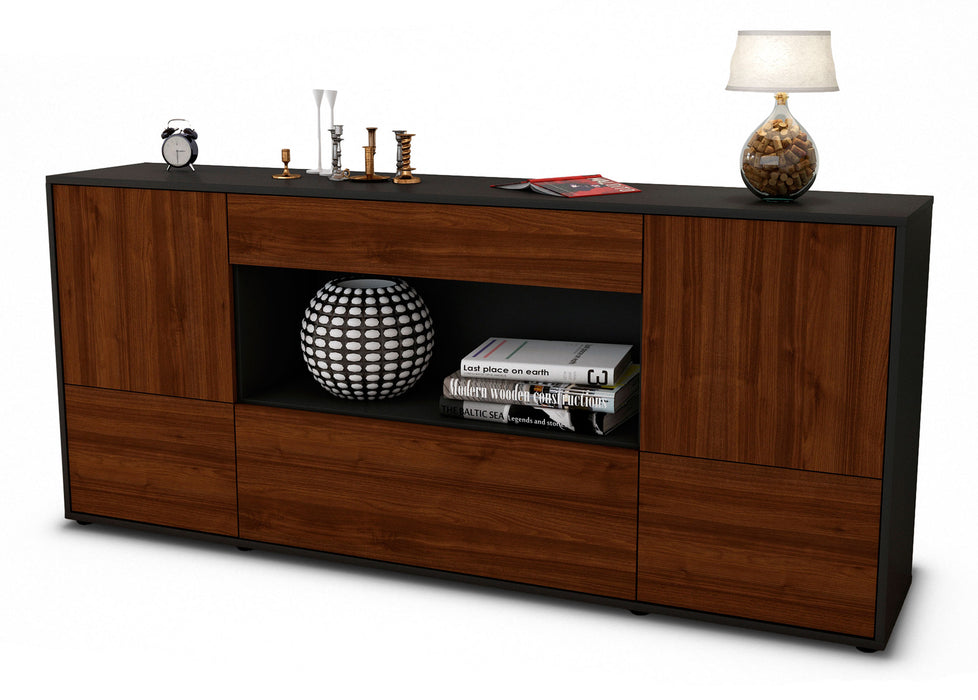 Sideboard Elodie, Walnuss (180x79x35cm)