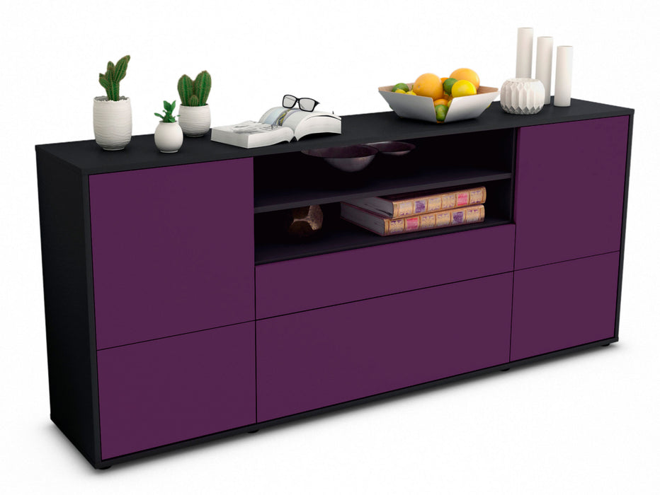 Sideboard Eluana, Lila (180x79x35cm)