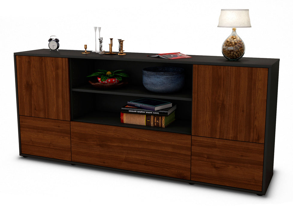 Sideboard Emanuela, Walnuss (180x79x35cm)