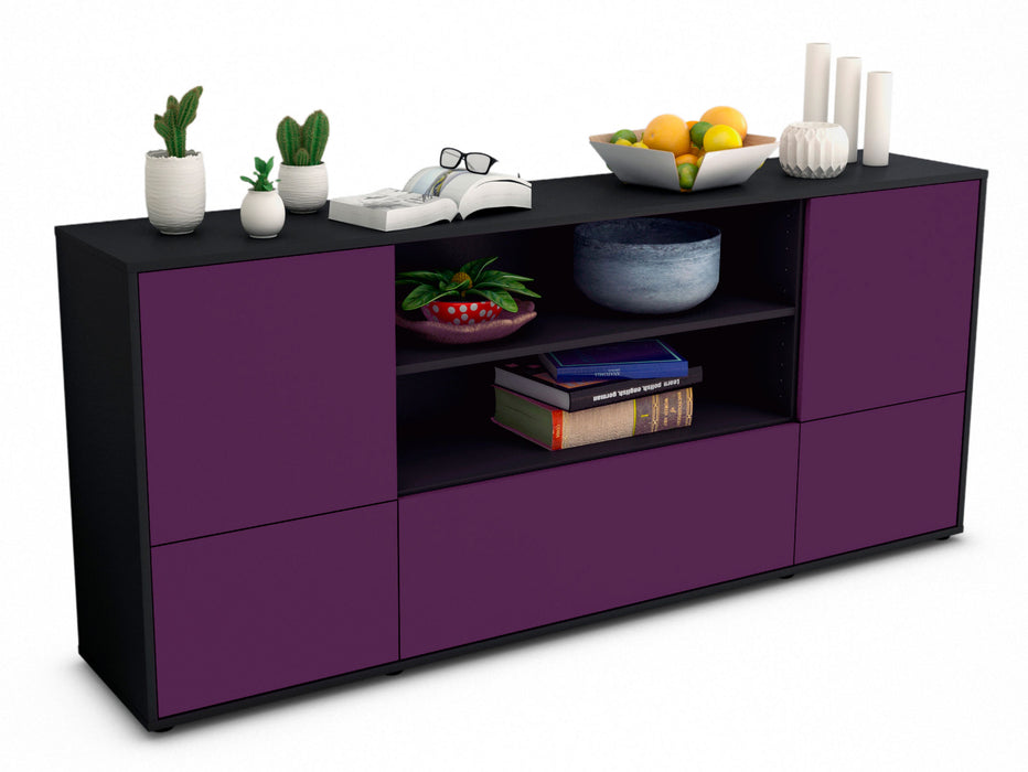 Sideboard Emanuela, Lila (180x79x35cm)