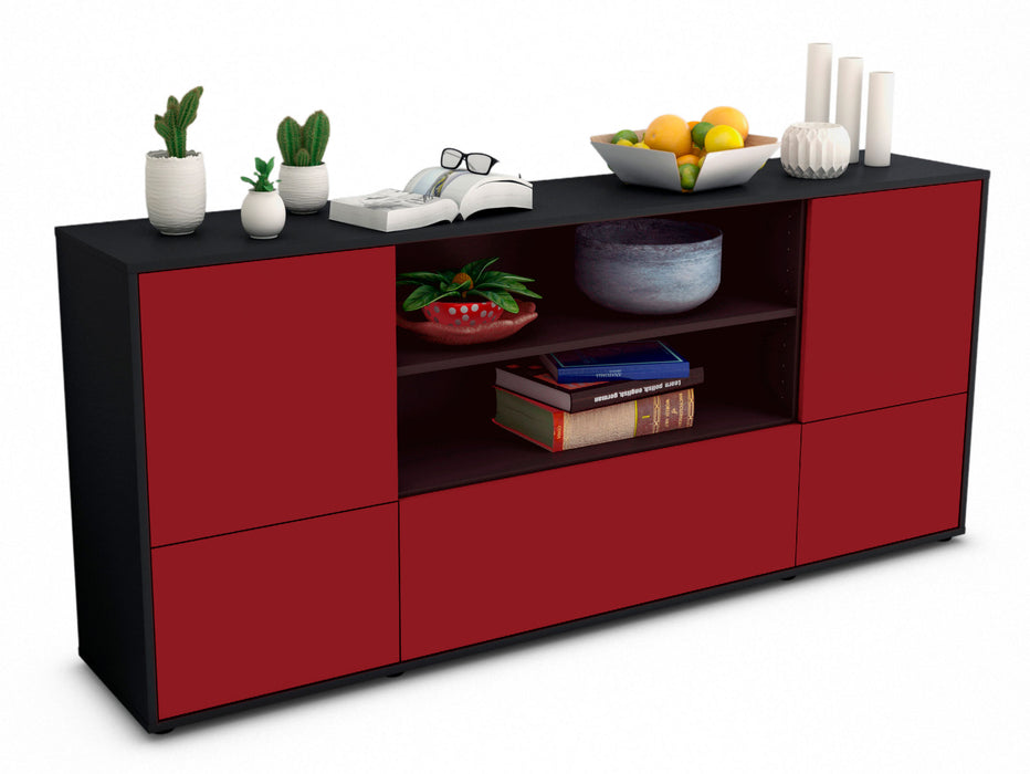 Sideboard Emanuela, Bordeaux (180x79x35cm)