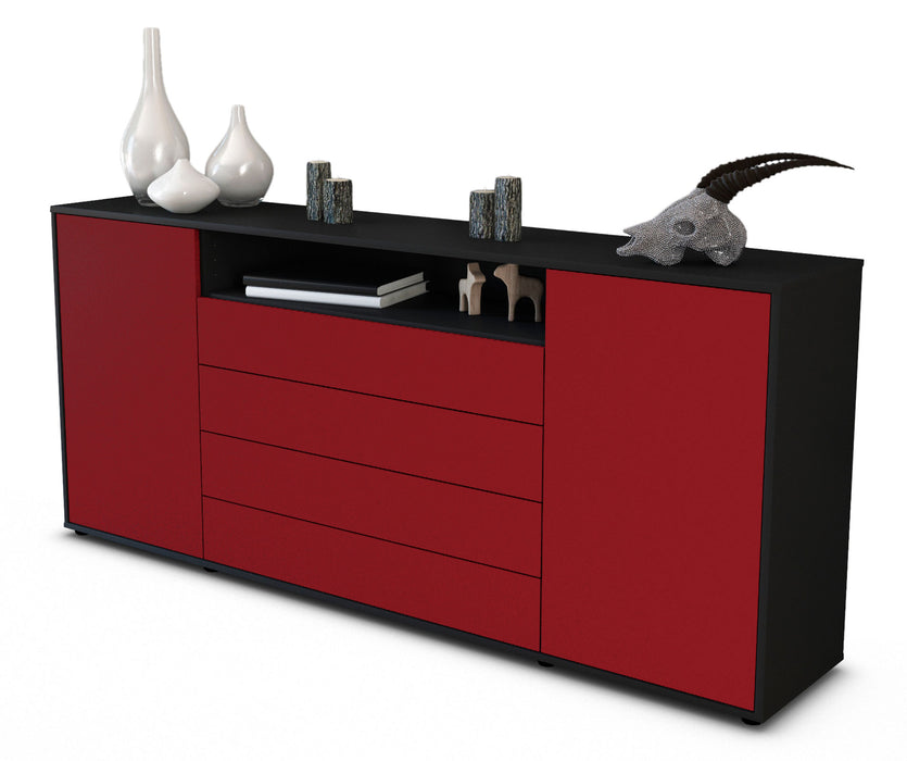 Sideboard Enzo, Bordeaux (180x79x35cm)