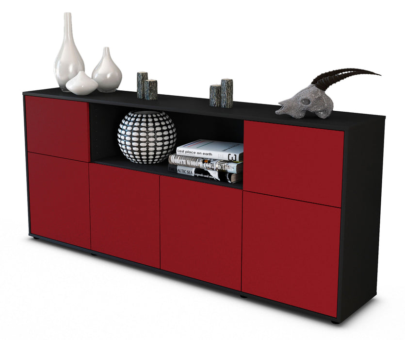 Sideboard Ermentrude, Bordeaux (180x79x35cm)