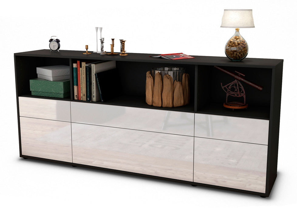 Sideboard Estella, Weiß (180x79x35cm)