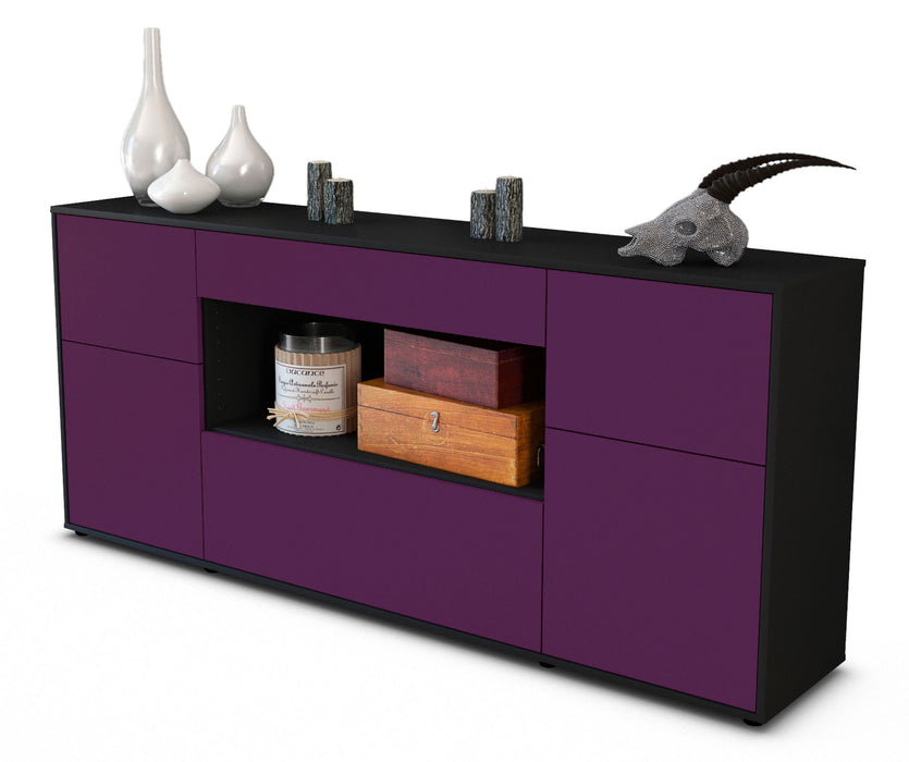 Sideboard Fabiola, Lila (180x79x35cm)