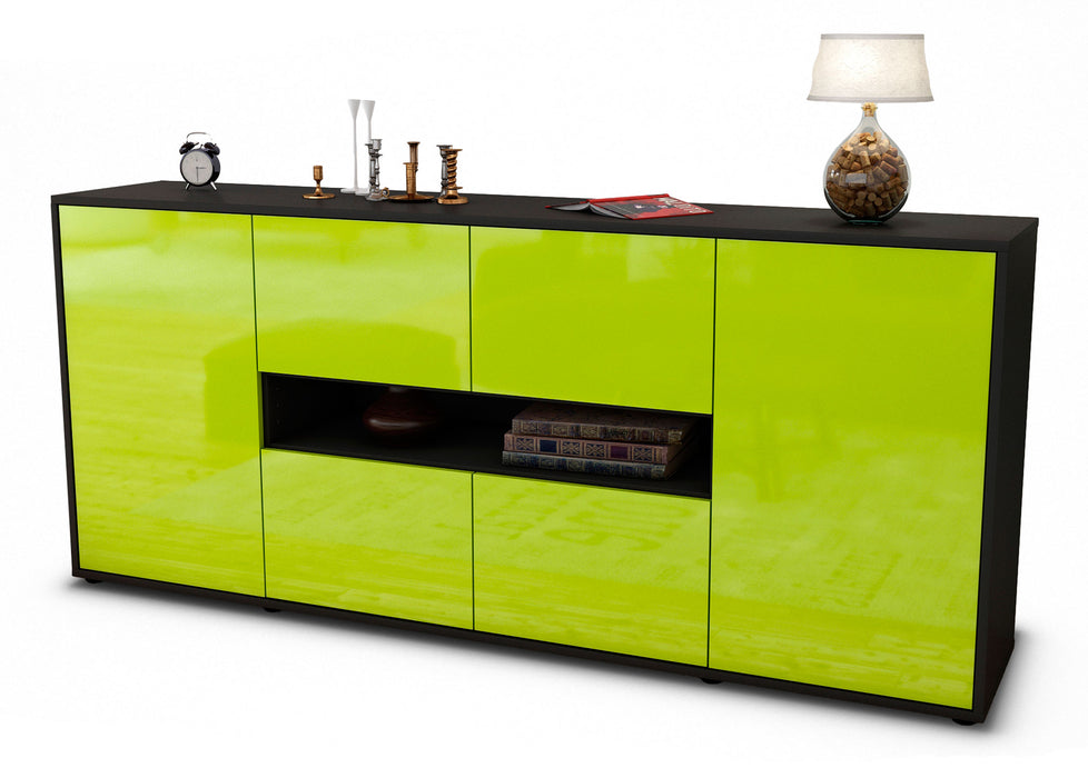 Sideboard Farina, Grün (180x79x35cm)