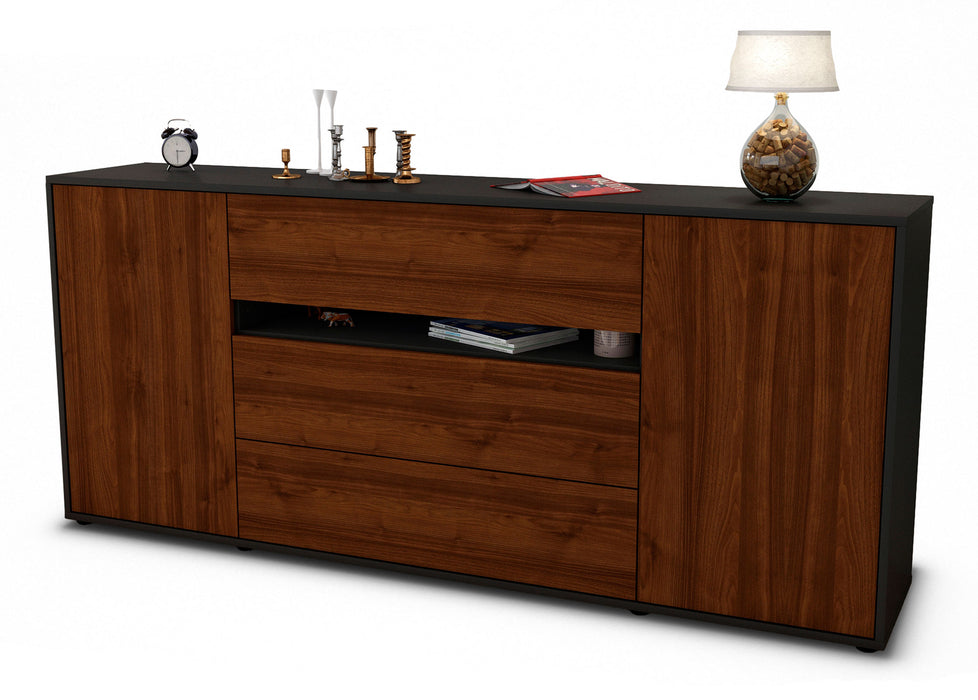 Sideboard Fernanda, Walnuss (180x79x35cm)