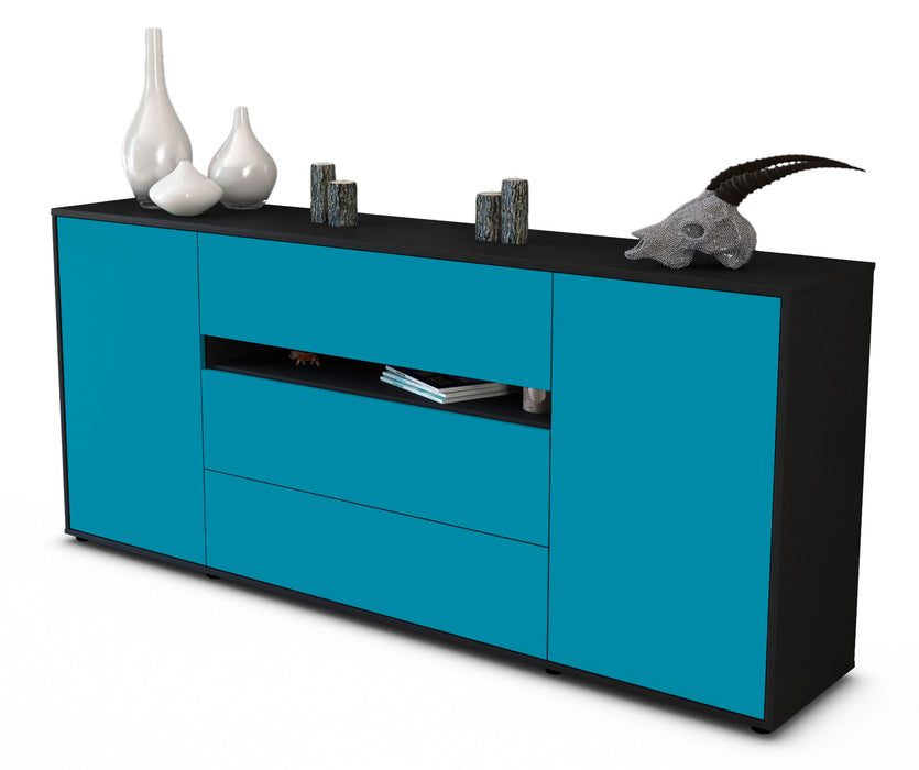 Sideboard Fernanda, Türkis (180x79x35cm)