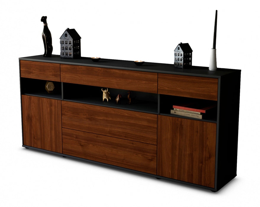 Sideboard Floria, Walnuss (180x79x35cm)