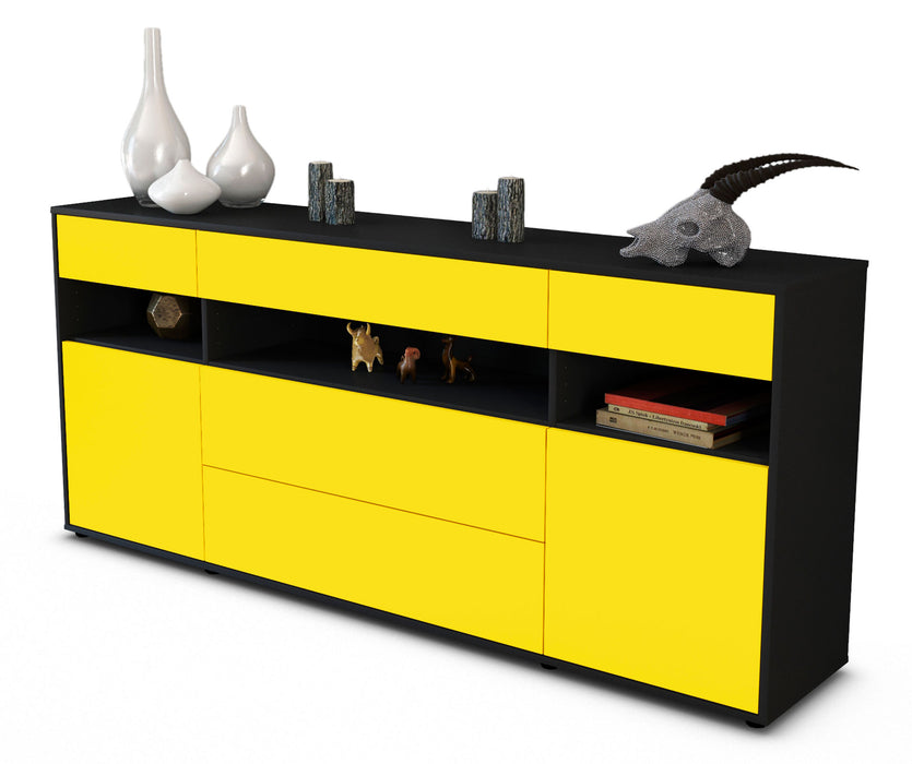 Sideboard Floria, Gelb (180x79x35cm)