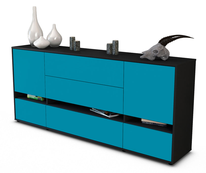 Sideboard Floriana, Türkis (180x79x35cm)