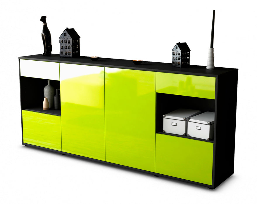 Sideboard Gabriella, Grün (180x79x35cm)