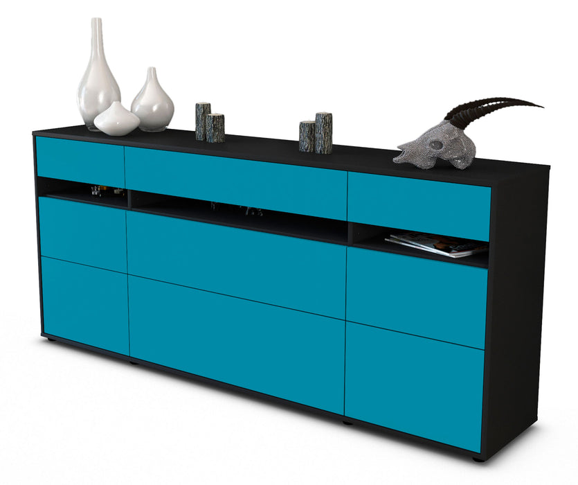 Sideboard Giada, Türkis (180x79x35cm)