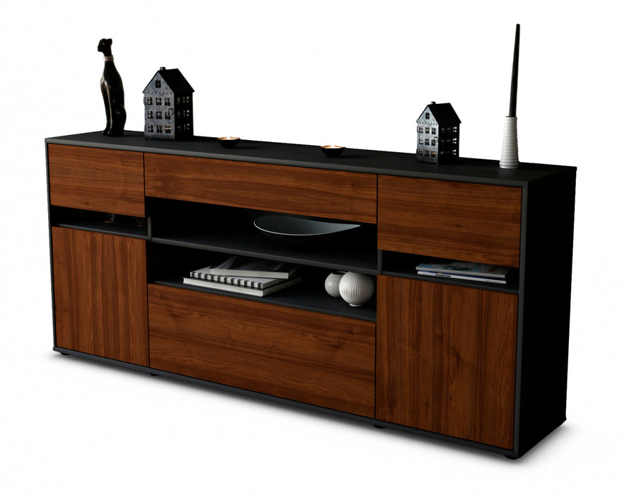 Sideboard Gina, Walnuss (180x79x35cm)