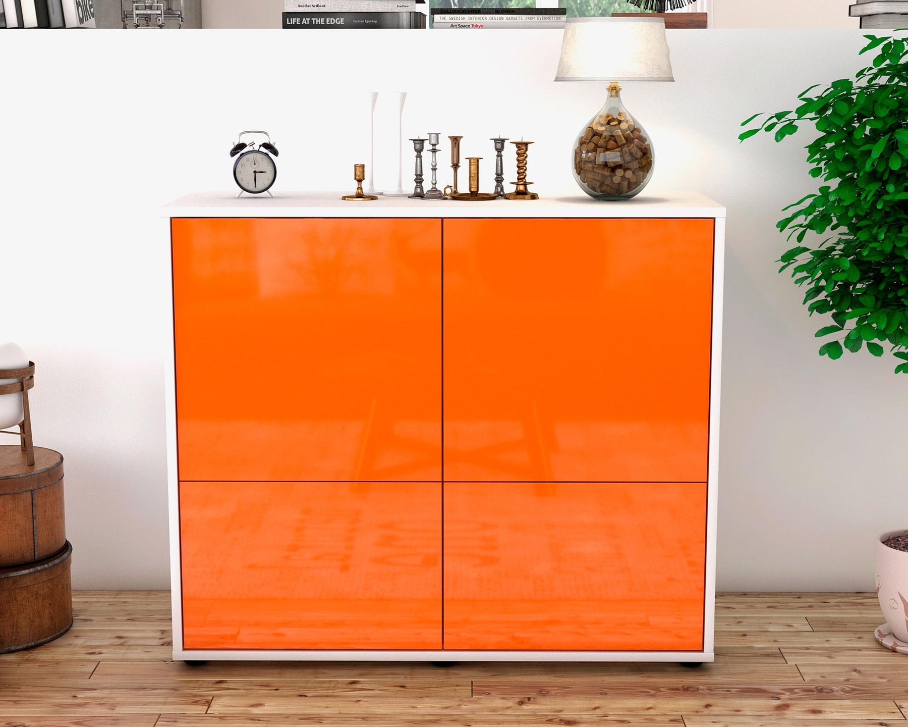 Sideboard Cara, Orange (92x79x35cm)