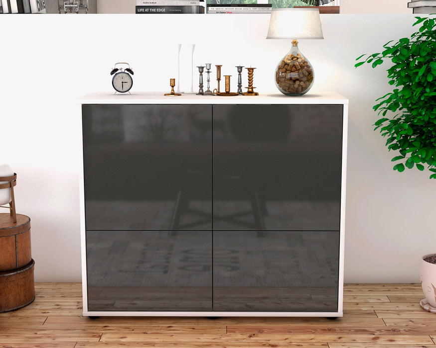 Sideboard Cara, Grau (92x79x35cm)