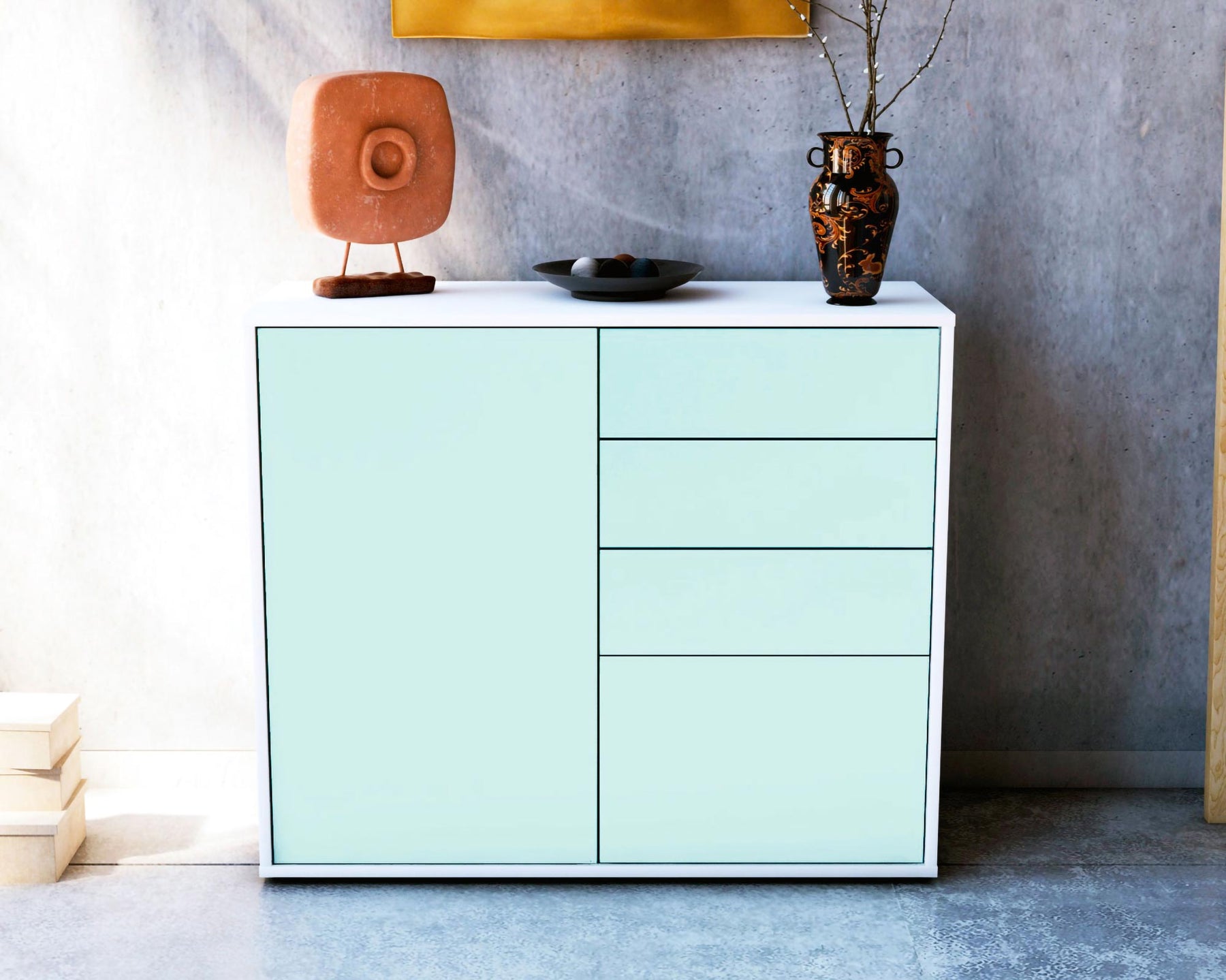 Sideboard Celestina, Mint (92x79x35cm)