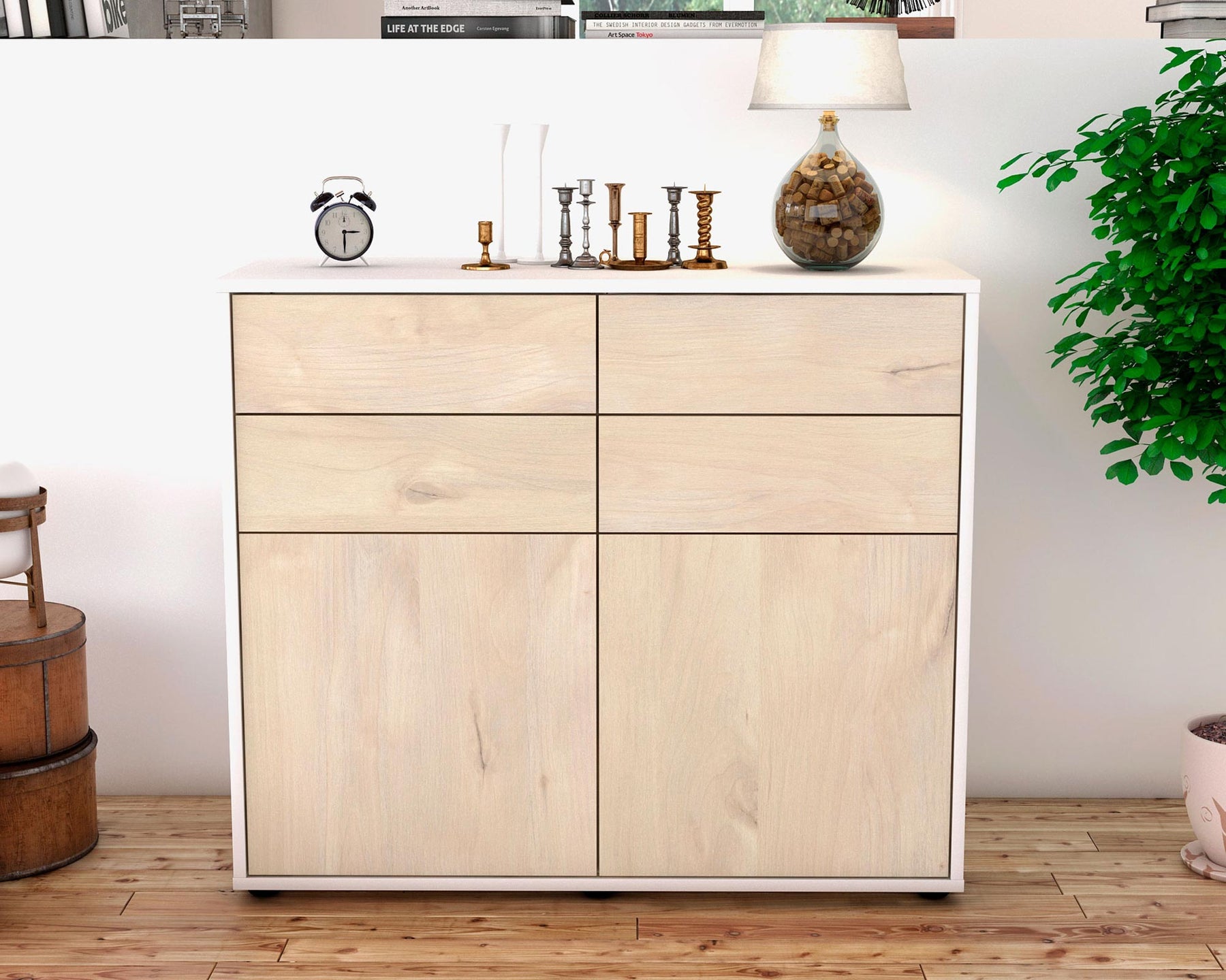 Sideboard Celia, Zeder (92x79x35cm)