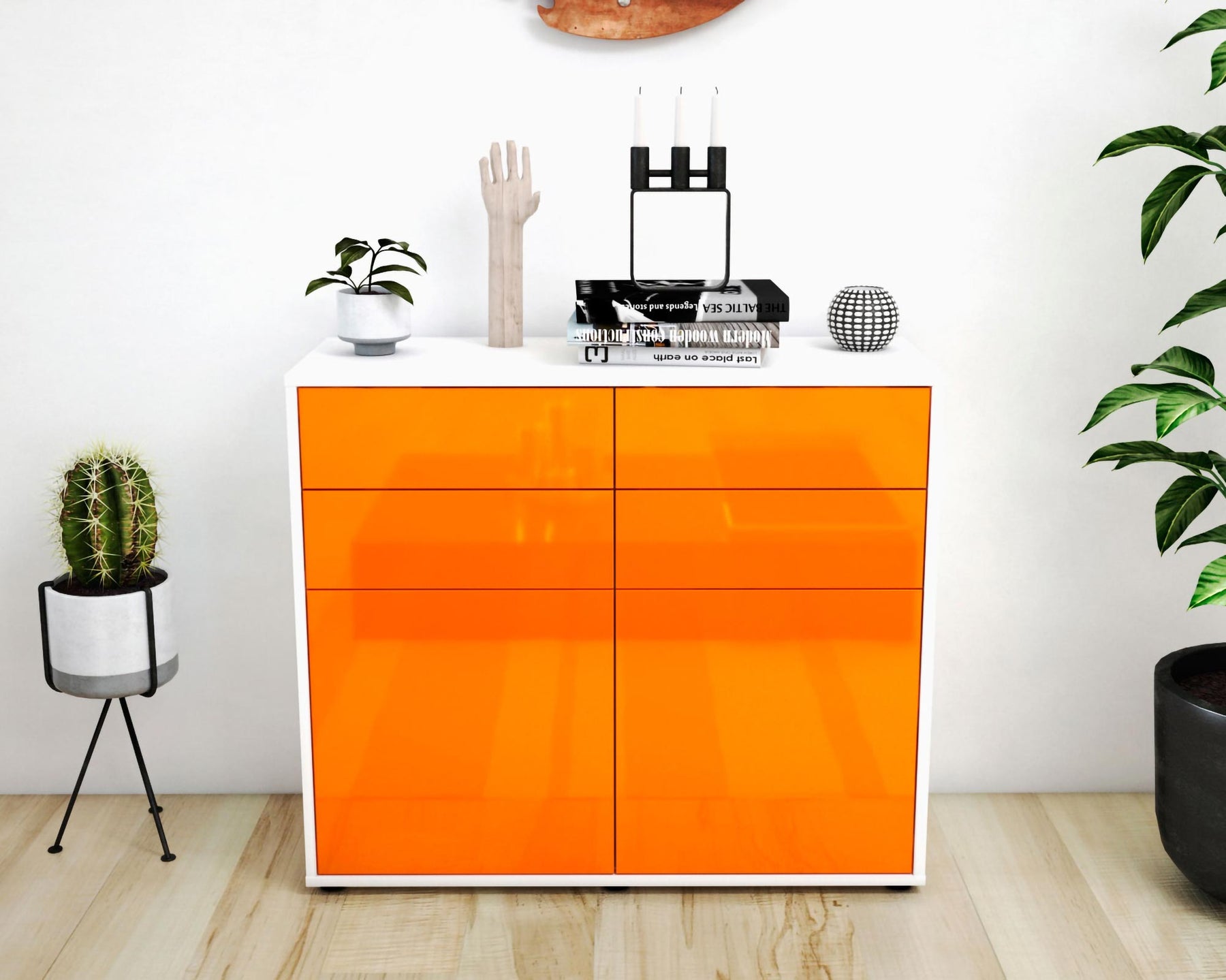 Sideboard Celia, Orange (92x79x35cm)