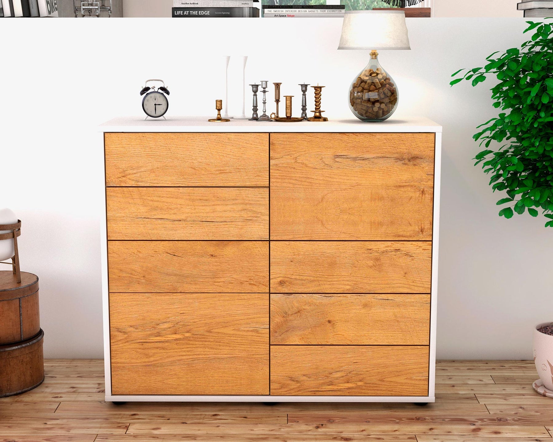 Sideboard Circe, Eiche (92x79x35cm)