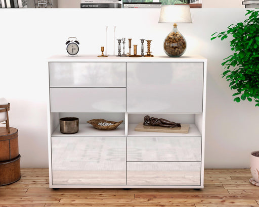 Sideboard Claudia, Weiß (92x79x35cm)