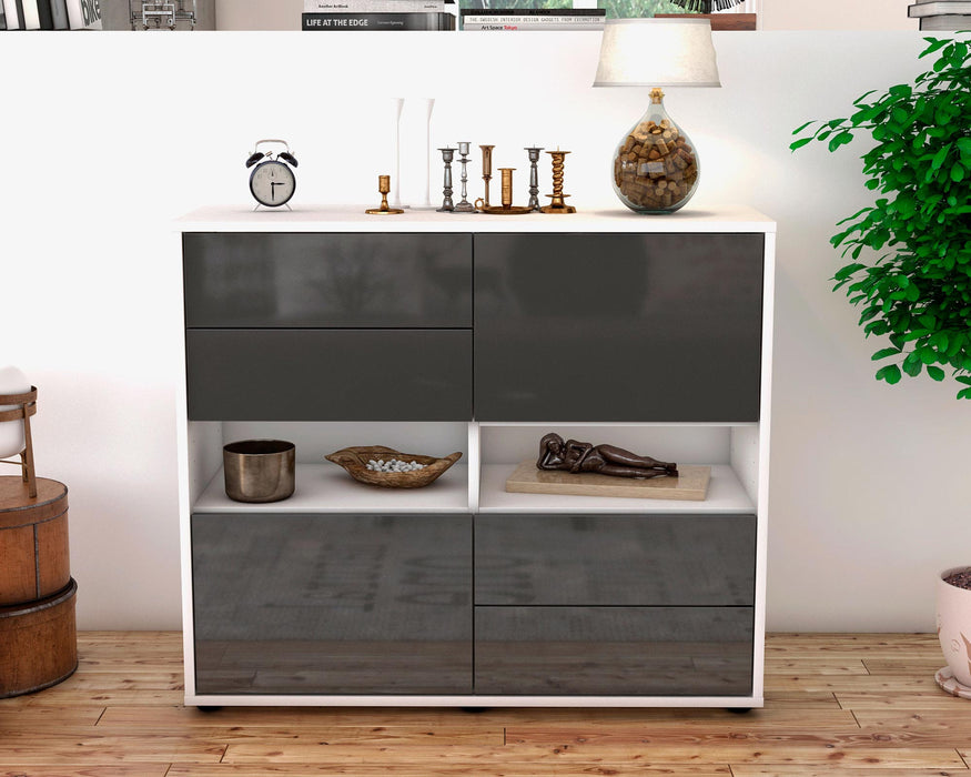 Sideboard Claudia, Grau (92x79x35cm)