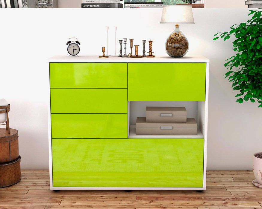 Sideboard Coco, Grün (92x79x35cm)