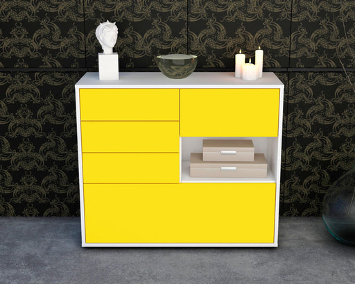 Sideboard Coco, Gelb (92x79x35cm)