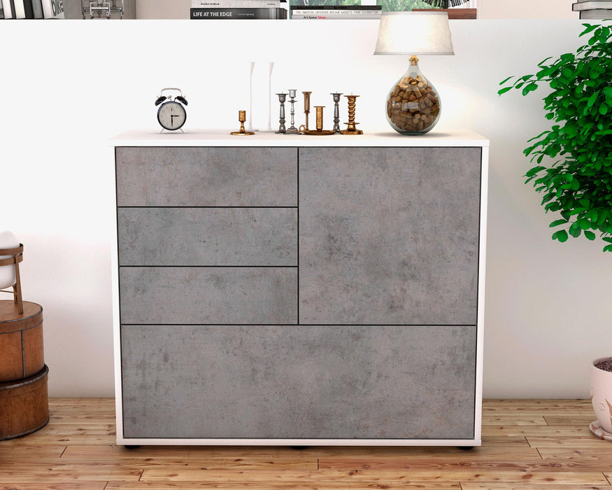 Sideboard Corina, Beton (92x79x35cm)