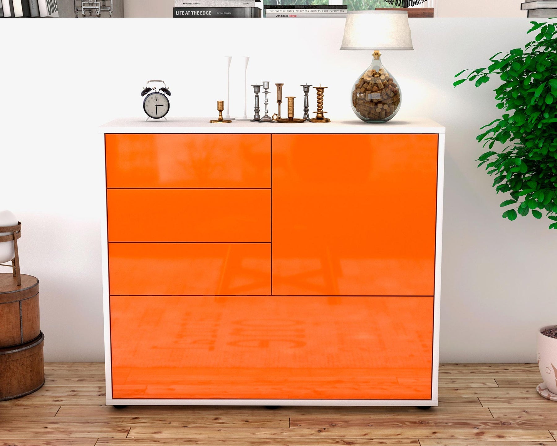 Sideboard Corina, Orange (92x79x35cm)